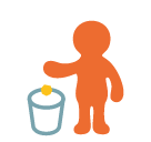 Litter in Bin Sign