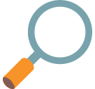Magnifying Glass Tilted Right