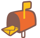 Open Mailbox with Raised Flag