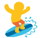 Person Surfing