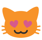 Smiling Cat with Heart-Eyes