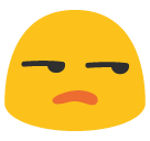 Unamused Face