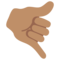 Mano Con Gesto Di Chiamata: Carnagione Media