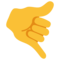 Mano Con Gesto Di Chiamata
