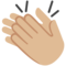 Mani Che Applaudono: Carnagione Medio-Chiara