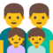Famiglia: Uomo, Uomo, Bambina, Bambino