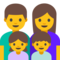 Famiglia: Uomo, Donna, Bambina, Bambino