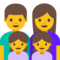 Famiglia: Uomo, Donna, Bambina, Bambina