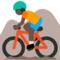Ciclista Di Mountain Bike: Carnagione Scura