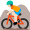 Ciclista Di Mountain Bike: Carnagione Chiara