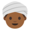 Persona Con Turbante: Carnagione Medio-Scura