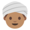 Persona Con Turbante: Carnagione Media