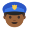 Agente Di Polizia: Carnagione Medio-Scura