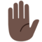 Mano Alzata: Carnagione Scura