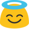 Faccina Con Sorriso E Aureola