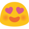 Faccina Con Sorriso E Occhi A Cuore