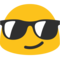Faccina Con Sorriso E Occhiali Da Sole