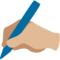 Mano Che Scrive: Carnagione Medio-Chiara