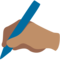 Mano Che Scrive: Carnagione Media