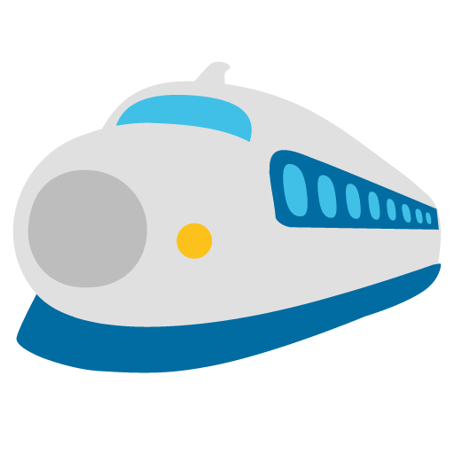 Treno Alta Velocità Punta Arrotondata