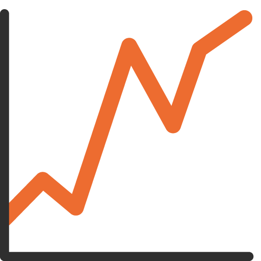 Grafico Con Andamento Positivo