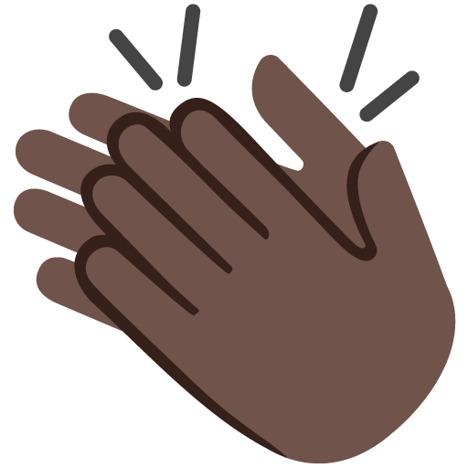 Mani Che Applaudono: Carnagione Scura