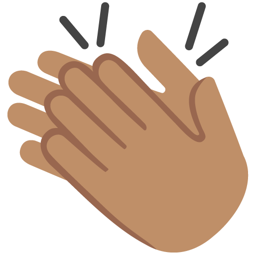 Mani Che Applaudono: Carnagione Media