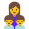 Famiglia: Donna, Bambino, Bambino