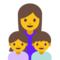 Famiglia: Donna, Bambina, Bambino