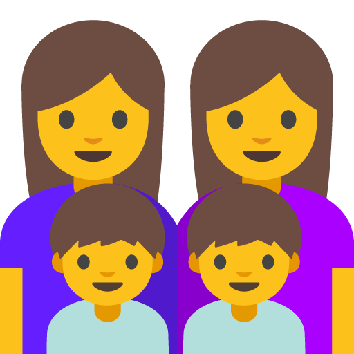 Famiglia: Donna, Donna, Bambino, Bambino