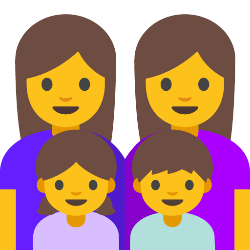 Famiglia: Donna, Donna, Bambina, Bambino