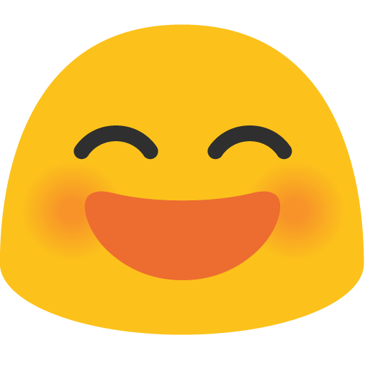 Faccina Con Sorriso E Occhi Sorridenti