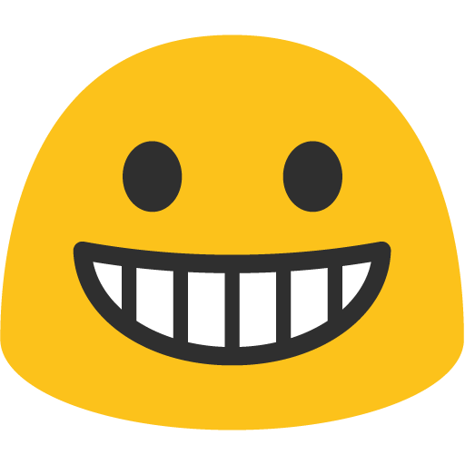 Faccina Con Un Gran Sorriso