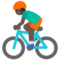 Ciclista Uomo: Carnagione Scura