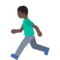 Uomo Che Corre: Carnagione Scura
