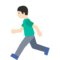 Uomo Che Corre: Carnagione Chiara