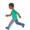 Uomo Che Corre: Carnagione Medio-Scura