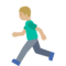 Uomo Che Corre: Carnagione Medio-Chiara