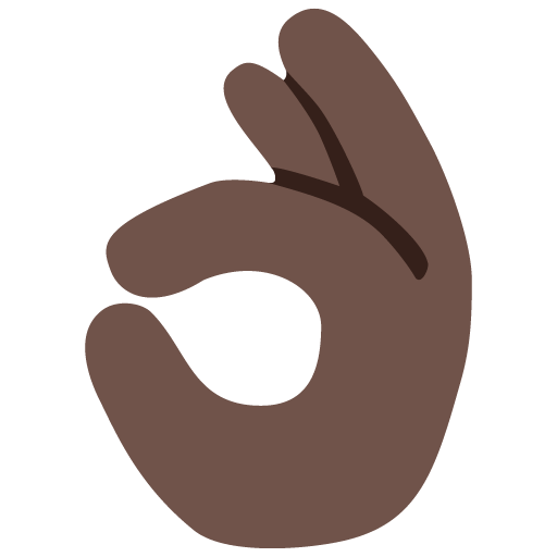 Mano Che Fa Ok: Carnagione Scura