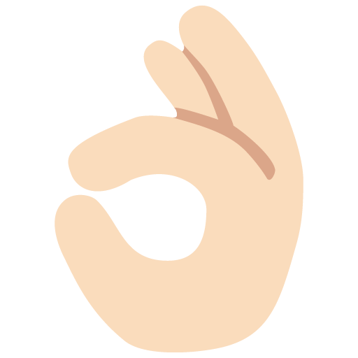 Mano Che Fa Ok: Carnagione Chiara