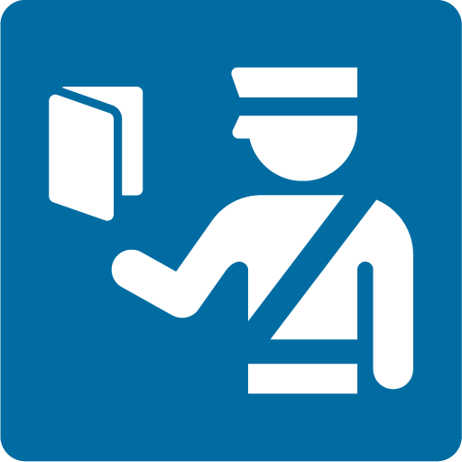 Simbolo Del Controllo Passaporti