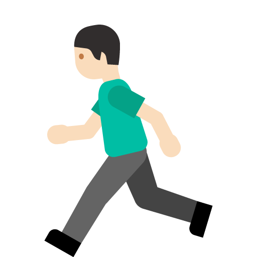 Persona Che Corre: Carnagione Chiara