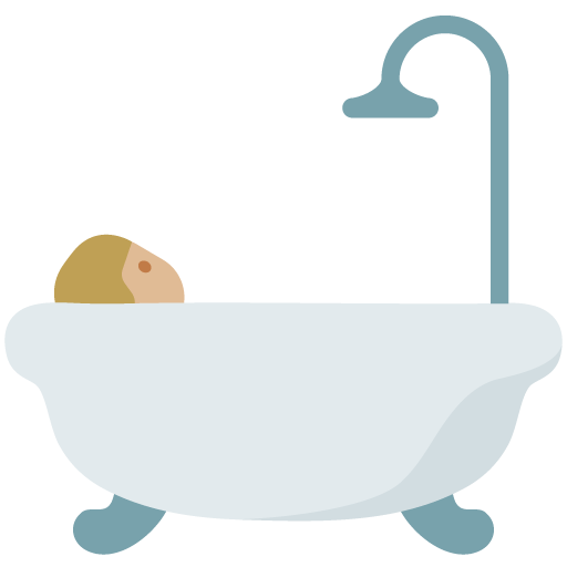 Persona Che Fa Il Bagno: Carnagione Medio-Chiara