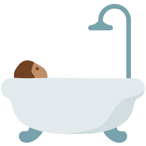 Persona Che Fa Il Bagno: Carnagione Media