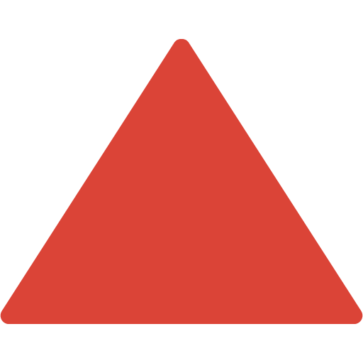 Triangolo Rosso Con Punta Verso L’Alto
