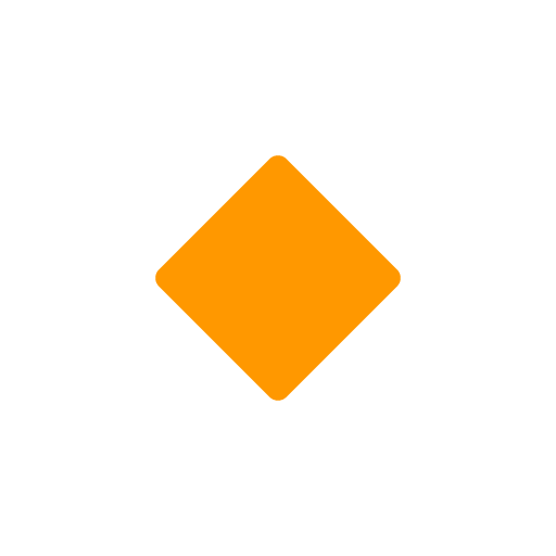 Rombo Arancione Piccolo
