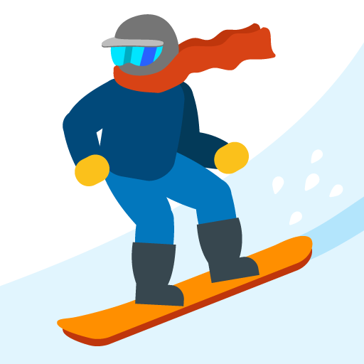 Persona Sullo Snowboard