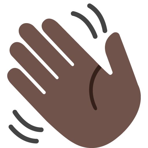Mano Che Saluta: Carnagione Scura