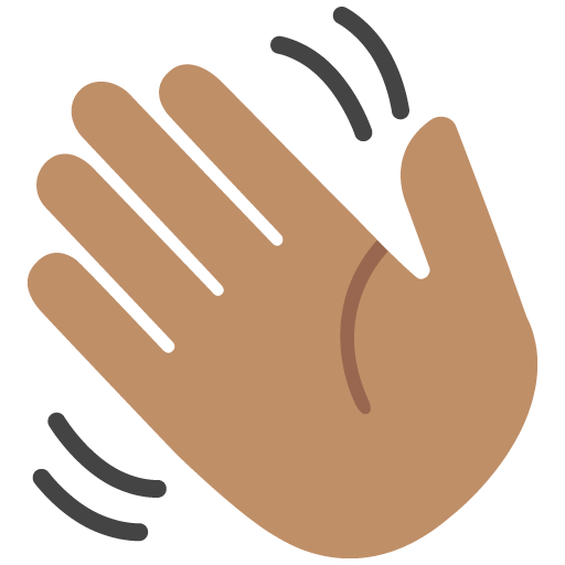 Mano Che Saluta: Carnagione Media