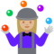 Giocoliere Donna: Carnagione Medio-Chiara